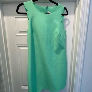 J. Crew scalloped dress